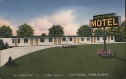 Battlefield Motel Postcard