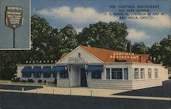 The Garfield Restaurant Ashtabula, OH Postcard Postcard Postcard