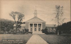 Bryan Memorial Town Hall Washington Depot, CT Postcard Postcard Postcard