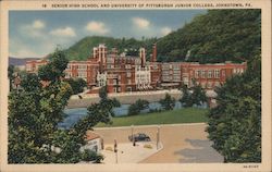 Senior High School and University of Pittsburgh Junior College Johnstown, PA Postcard Postcard Postcard