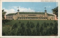 Hotel Hershey Pennsylvania Postcard Postcard Postcard