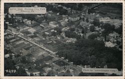 Aerial Vie, Showing City Park Franklin, PA Postcard Postcard Postcard