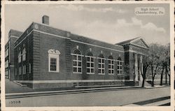 High School Chambersburg, PA Postcard Postcard Postcard