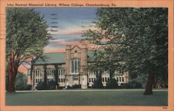 John Stewart Memorial Library - Wilson College Postcard