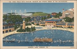 Hershey Park Pools, Stadium and Sports Arena Pennsylvania Postcard Postcard Postcard