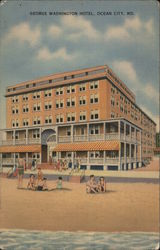 George Washington Hotel Ocean City, MD Postcard Postcard Postcard