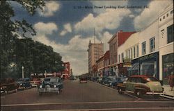 Main Street Looking East Postcard