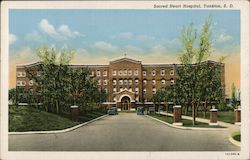 Sacred Heart Hospital Yankton, SD Postcard Postcard Postcard