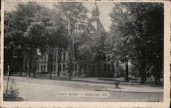 Elk County Court House Postcard