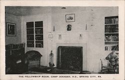The Fellowship Room at Camp Innabah Postcard