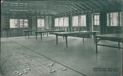 Lenape Village Recreation Building Postcard