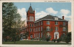 Lander College Greenwood, SC Postcard Postcard Postcard