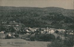 Scenic View Newfoundland, PA George L. Bewley Postcard Postcard Postcard