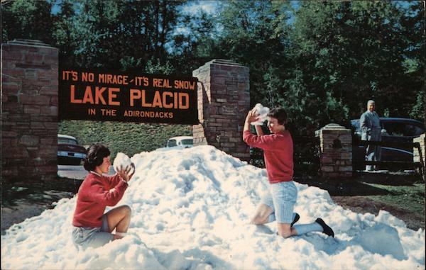 Lake Placid, New York - Year 'Round Vacationland Dave Jones