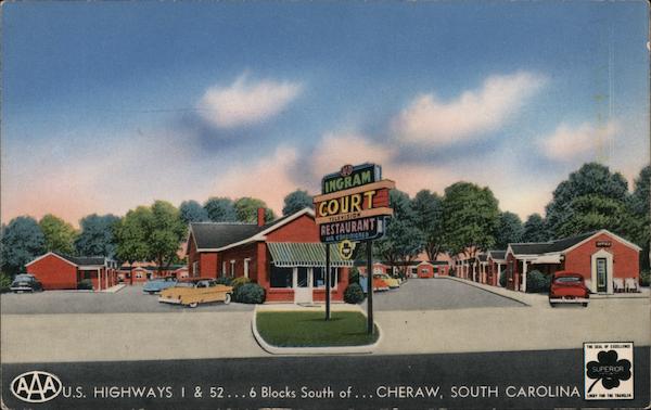 Ingram Hotel Court Cheraw South Carolina