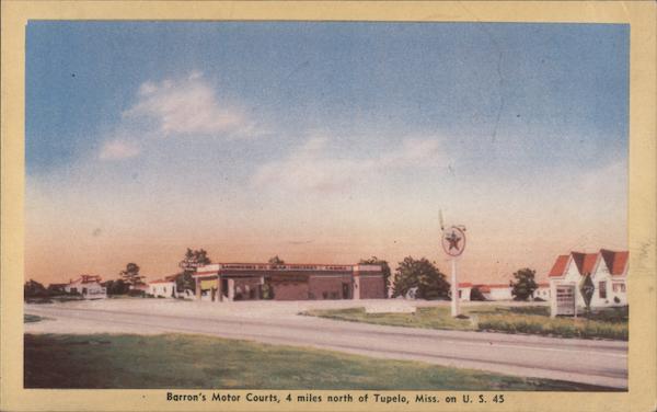 Barron's Motor Courts Tupelo Mississippi