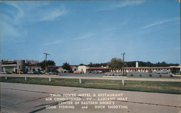 Twin Tower Motel and Restaurant Pocomoke City Maryland