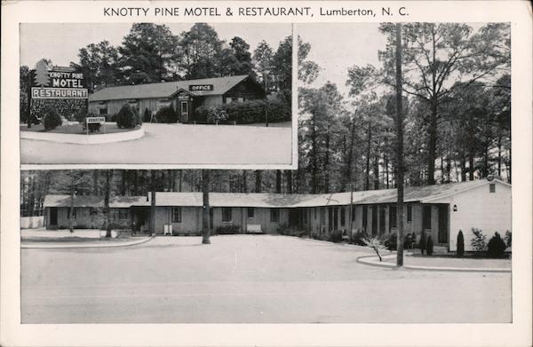 Knotty Pine Motel and Restaurant Lumberton North Carolina