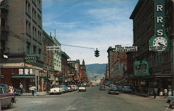 Street Scene Butte Montana