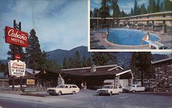 Cabana Motel South Lake Tahoe, CA Postcard Postcard Postcard