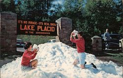 Lake Placid, New York - Year 'Round Vacationland Dave Jones Postcard Postcard Postcard