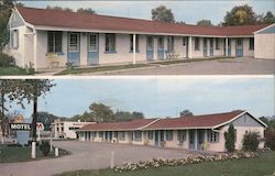 Bell Motel on US 27 Lansing, MI Postcard Postcard Postcard