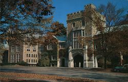 Vassar College - Taylor Hall and the Main Entrance Postcard