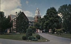 View of Old Main, the original college building at Shippensburg State College Postcard