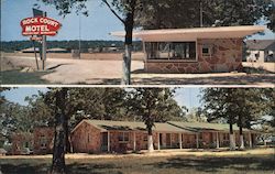 The Rock Court Motel along Business Route 66 Lebanon, MO Postcard Postcard Postcard