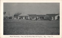 Motel Normandy, Hwy. 66 Pacific, MO Postcard Postcard 