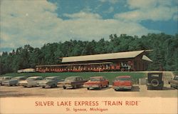 Silver Lake Express Train Ride Saint Ignace, MI Postcard Postcard Postcard