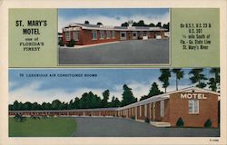 St. Mary's Motel Postcard