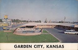 Holiday Motel Garden City, KS Postcard Postcard Postcard