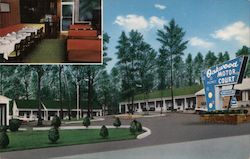 Oakwood Motor Court Postcard