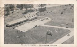 Tearman Motel Franklin, IN Postcard Postcard Postcard