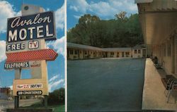 Avalon Motel Saugus, MA Postcard Postcard Postcard