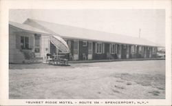 Sunset Ridge Motel Postcard
