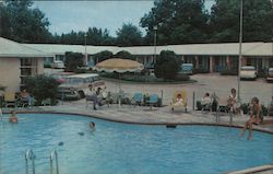 Ashley Oaks Motel Postcard