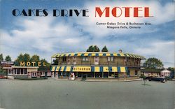 Oakes Drive Motel Postcard