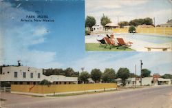 Park Motel Artesia, NM Postcard Postcard Postcard