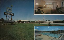 Green Crest Motel Independence, MO Postcard Postcard Postcard