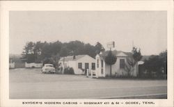 Snyder's Modern Cabins Postcard