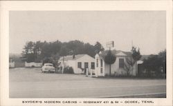 Snyder's Modern Cabins Ocoee, TN Postcard Postcard Postcard