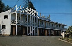 Lazy J Motel Postcard