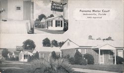 Panama Motor Court Postcard