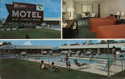 Miami Motel Postcard