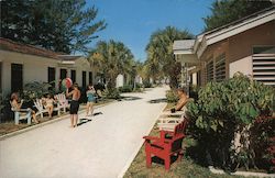 Rainbow Cottages during the summer Postcard