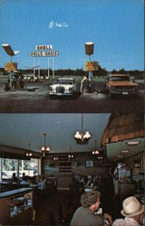 Dells Oasis Pioneer Restaurant Postcard