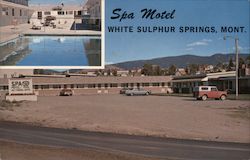 Spa Motel White Sulphur Springs, MT Postcard Postcard Postcard