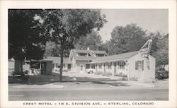Crest Motel Postcard